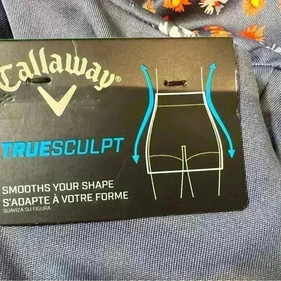 Callaway TrueSculpt Floral Block Flounce Hem Golf Skort- Size L (NWT) - Picture 5 of 6